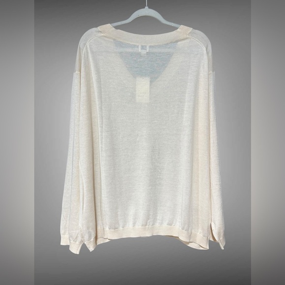 Women’s Long Sleeve Light Weight V-Neck Sweater by A New Direction NWT - Picture 5 of 14